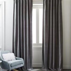 West Elm Velvet Curtains (2 panels)